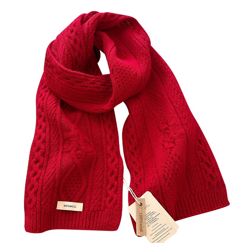 Bufanda de lana de 100% de luj - Men Scarf Wool reseña y precio