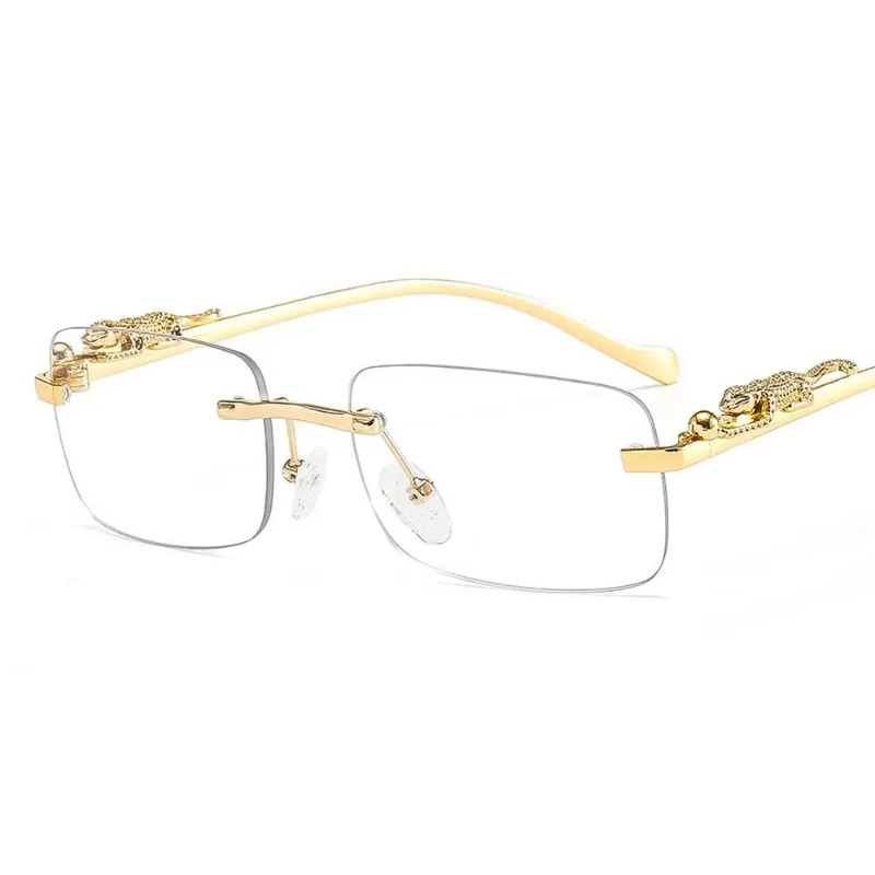 Gafas de Sol Cuadradas Sin Mon - Men'S Fashion Rimless Glasses reseña y precio