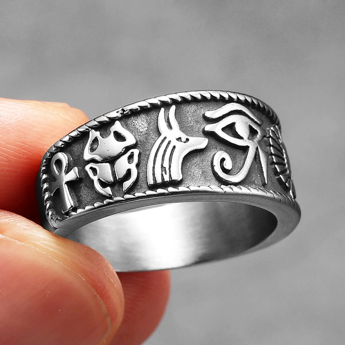 Anillos de tótem del ojo de Ho - Men Fashion Egypt reseña y precio