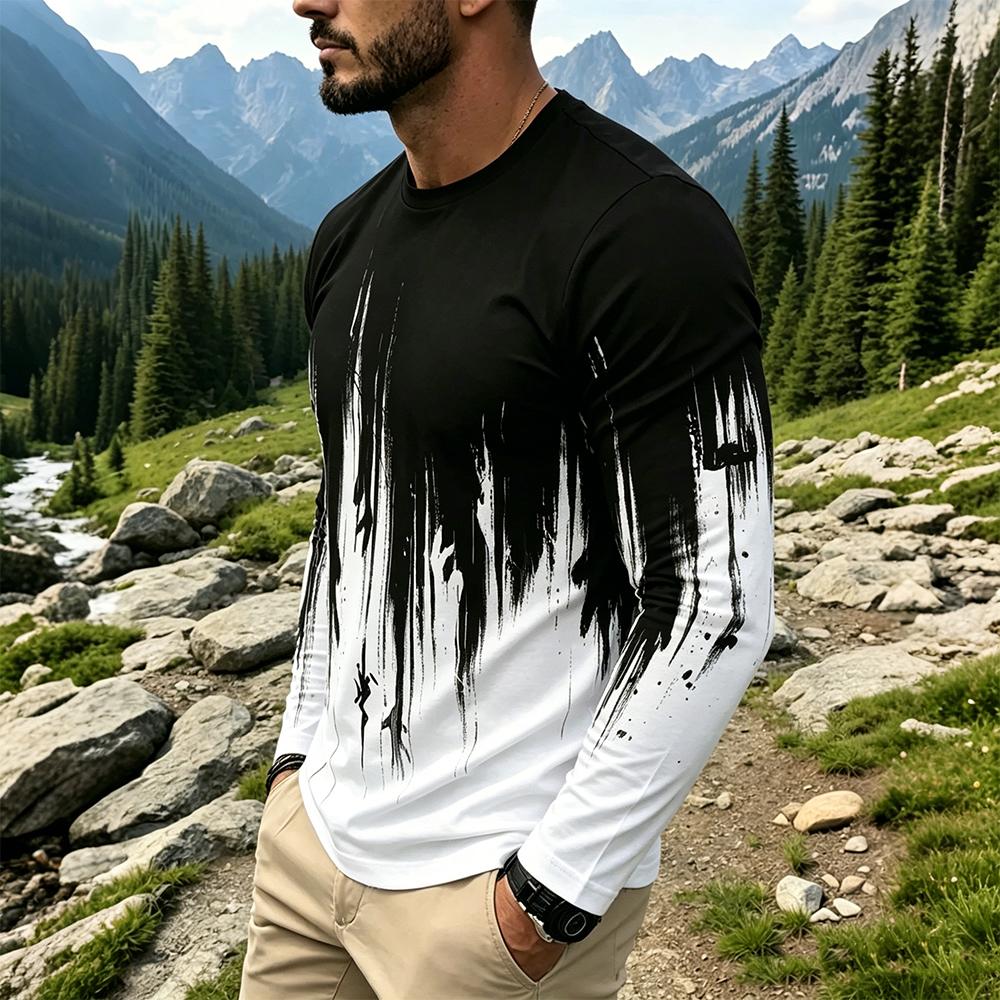 Camiseta de Manga Larga para H - Fashion Mens Shirt reseña y precio