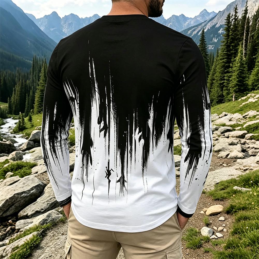 Camiseta de Manga Larga para H - Fashion Mens Shirt reseña y precio