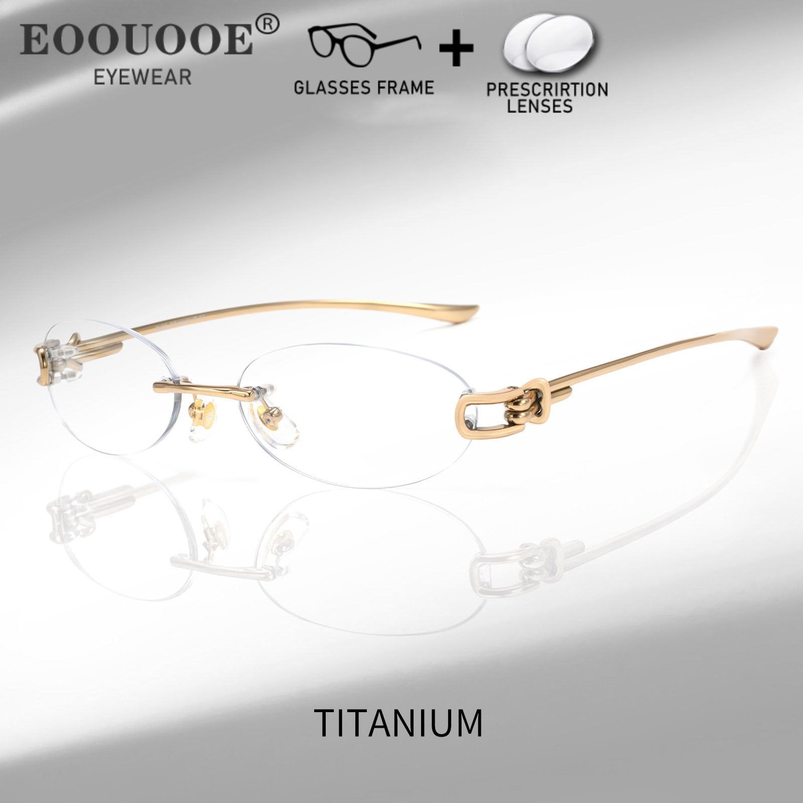 Nuevo Diseño de Moda, Lentes S - Men'S Fashion Rimless Glasses reseña y precio