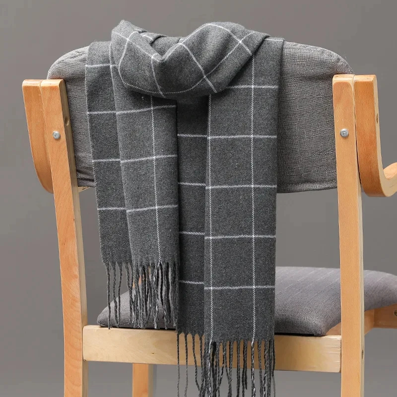 2024 nuevo invierno hombres bu - Men Scarf Wool reseña y precio