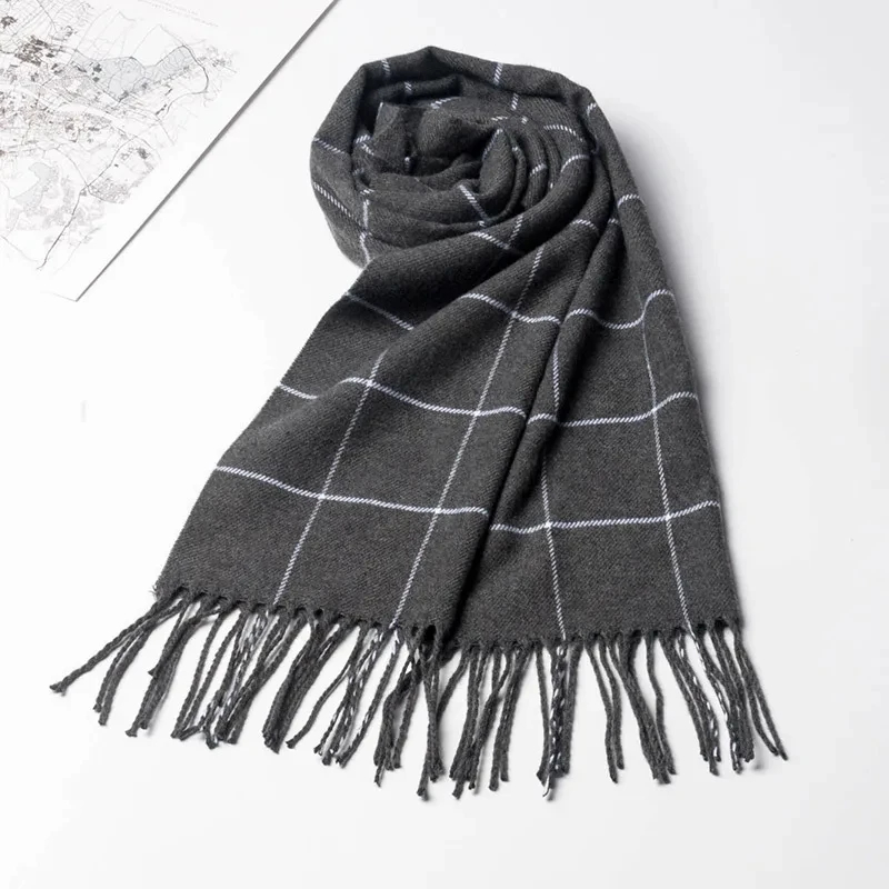 2024 nuevo invierno hombres bu - Men Scarf Wool reseña y precio